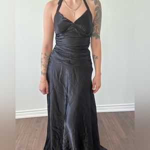 Vintage Silk Betsey Johnson Halter Dress